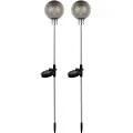 REV 1x2 REV solcellestolper med kuler, 6 timers lystid, IP44 2920010050