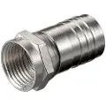 Goobay Crimp F plug connector 8.0 mm