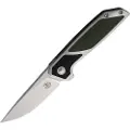 Begg Knives Diamici Black And OD Green foldekniv