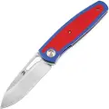 Kansept Knives Mato Blue/Red G-10 foldekniv