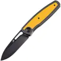 Kansept Knives Mato Twill CF/Yellow G-10 foldekniv