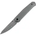 Kansept Knives Integra Framelock Damascus foldekniv, Silicon Carbided Ti