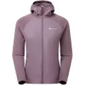 Montane F Sirocco Lite Hoodie, mellomlag, dame, lilla