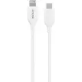 Deltaco Ladekabel USB-C til Lightning, 2 m, hvit