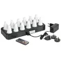 Duni LED lys, Duni, 7cm, Ø4cm, varm hvid, 13 timer, sæt a 12 stk.