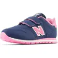 New Balance unisex for kids. PV500V1 Trainers 500 Hook & Loop lilac blue (28), Fabric, Flat, Laces, Casual, Purple, children's fashion