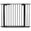 BabyDan Premier Sikkerhetsgrind med 3 forlengere, sort, 92,5-99,8 cm