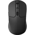 Keychron M3 4K Hz Light 79g Wireless Mouse - Gaming mus - Optisk - 6 - Svart
