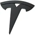 Spigen Tesla Front Emblem Logo Full Cover black - Tesla Model 3 2024
