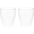 Maku Dobbeltveggede kaffeglass i borosilikatglass, 20 cl, 2-pk