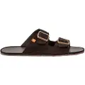El naturalista unisex. 256821101005_001 Leather sandals N5682 black (38), Flat, Buckle, Casual