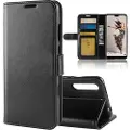 Mtp Products Huawei P20 Pro Premium Lommebok-deksel med Stativfunksjon - Svart