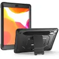 Mtp Products Rugged Series iPad 10.2 2019/2020/2021 Hybrid-deksel with Stativ - Svart