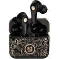 Mtp Products TS-100 Graffiti TWS Øretelefoner med Bluetooth 5.0 - Svart / Gull