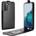 Mtp Products Samsung Galaxy S21 5G Vertikalt Flip-deksel med Kortluke - Svart
