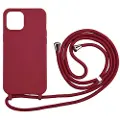Mtp Products Necklace Series iPhone 12/12 Pro TPU-deksel - Rød