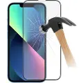 Prio 3D iPhone 13/13 Pro/14 Beskyttelsesglass - 9H - Svart