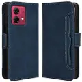 Mtp Products Motorola Moto G84 Lommebok-deksel med Kortholder - Blĺ