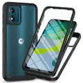 Mtp Products Motorola Moto E13 360 Beskyttelse Deksel - Svart / Klar