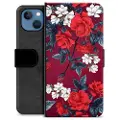 Mtp Products iPhone 13 Premium Lommebok-deksel - Vintage Blomster