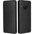 Mtp Products Nokia X10/X20 Flip-deksel - Carbon Fiber - Svart