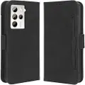 Mtp Products HTC U23/U23 Pro Lommebok-deksel med Kortholder - Svart