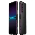 Mtp Products Polar Lights Style Sony Xperia 1 IV Metall Bumper - Svart / Lilla