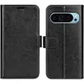 Mtp Products Google Pixel 9/9 Pro Lommebok-deksel med Magnetisk Lukning - Svart