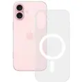 Ksix iPhone 16 Ksix Flex MagCharge Hybriddeksel - Gjennomsiktig