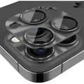 Mtp Products iPhone 16 Pro/16 Pro Max Hat Prince Full Cover Kamera Linse Beskytter - Svart