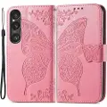 Mtp Products Sony Xperia 1 VI Butterfly Series Lommebok-deksel - Rosa