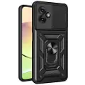 Mtp Products Motorola Moto G55 Hybrid-deksel med Roterende Ring med Kameraskjold - Svart