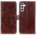 Mtp Products Samsung Galaxy S24 FE Lommebok-deksel med Magnetisk Lukning - brun