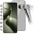 Mtp Products Xiaomi 14T/14T Pro Privacy Full Cover Beskyttelsesglass - Svart Kant