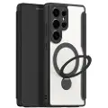 DUX Samsung Galaxy S25 Ultra Skin X Pro magnetisk flip-deksel - svart