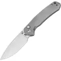 CJRB Pyrite Button Lock Titanium foldekniv