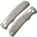 Flytanium Distortion Titanium Scales for Hogue Deka (Gen 2) - Stonewash handle scales