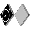 Mtp Products E30 10000mAh 15W trådløs lading PD + QC 20W magnetisk absorbert powerbank ekstern batteripakke telefonlader - grå