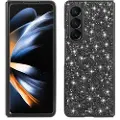 Mtp Products Samsung Galaxy Z Fold6 Glitter Series Hybrid-deksel - Svart