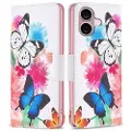 Mtp Products iPhone 16 Wonder Series Lommebok-deksel - Sommerfugler