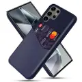 Mtp Products Samsung Galaxy S25 Ultra KSQ Deksel med Kort Lomme - Blå