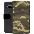 Mtp Products Samsung Galaxy S10+ Premium Lommebok-deksel - Kamuflasje
