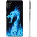 Mtp Products Samsung Galaxy A41 TPU-deksel - Blå Flamme Drage