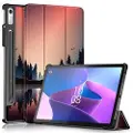Mtp Products Tri-Fold Series Lenovo Tab P11 Pro Gen 2 Smart Folio-etui - Natur