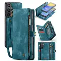 CASEME Samsung Galaxy A15 008 2-i-1 Multifunksjonell Lommebok-deksel - Blå