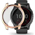 Mtp Products Hat Prince Garmin Venu 2S TPU-Deksel med Skjermbeskytter - 40 mm - Gull