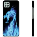 Mtp Products Samsung Galaxy A22 5G Beskyttelsesdeksel - Blå Flamme Drage