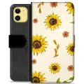 Mtp Products iPhone 11 Premium Lommebok-deksel - Solsikke