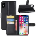 Mtp Products iPhone X/XS Lommebok-deksel med Stativ - Svart