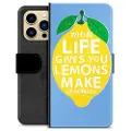Mtp Products iPhone 13 Pro Max Premium Lommebok-deksel - Sitroner